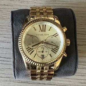 Michael Kors women’s yellow gold watch
